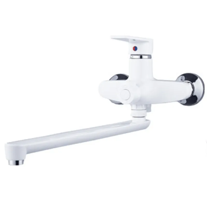 Смеситель для ванны Plamix Oscar-006 Euro set White (MX1895)