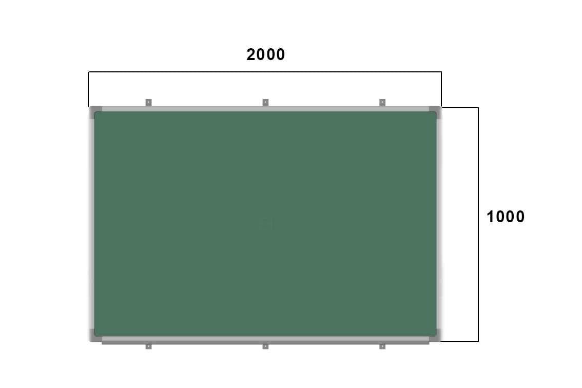 Офисная доска меловая FP К2010 магнитная 200х100 мм - фото 2