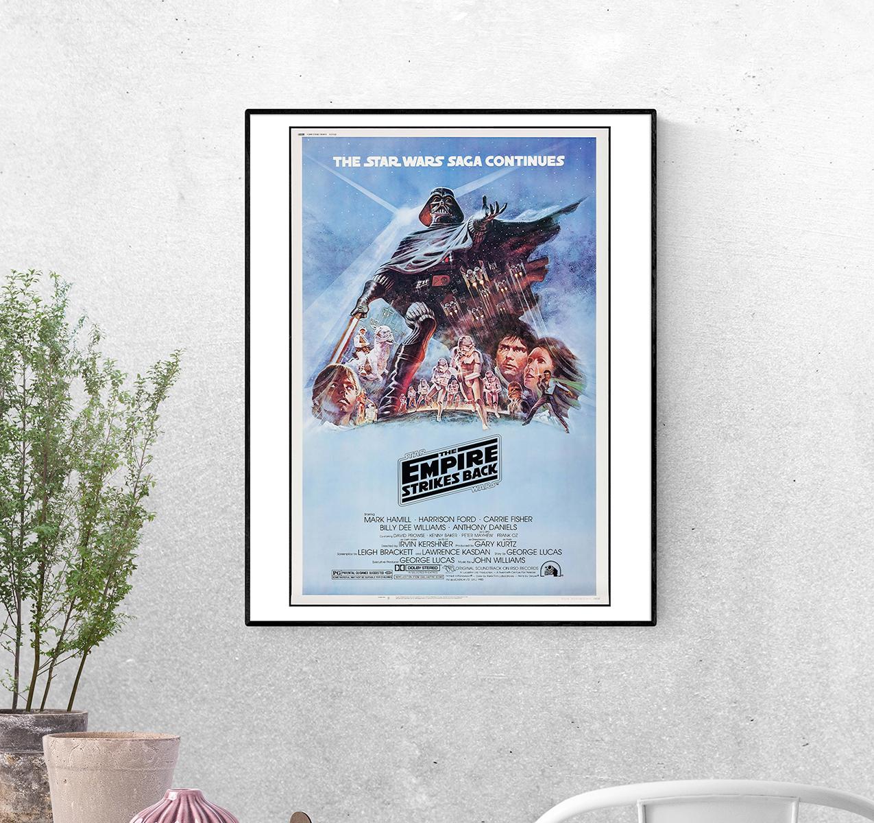 Постер Звёздные войны. Эпизод V Империя наносит ответный удар 1980 г. Художник Том Юнг А-0 (Afisha1858005_Poster)