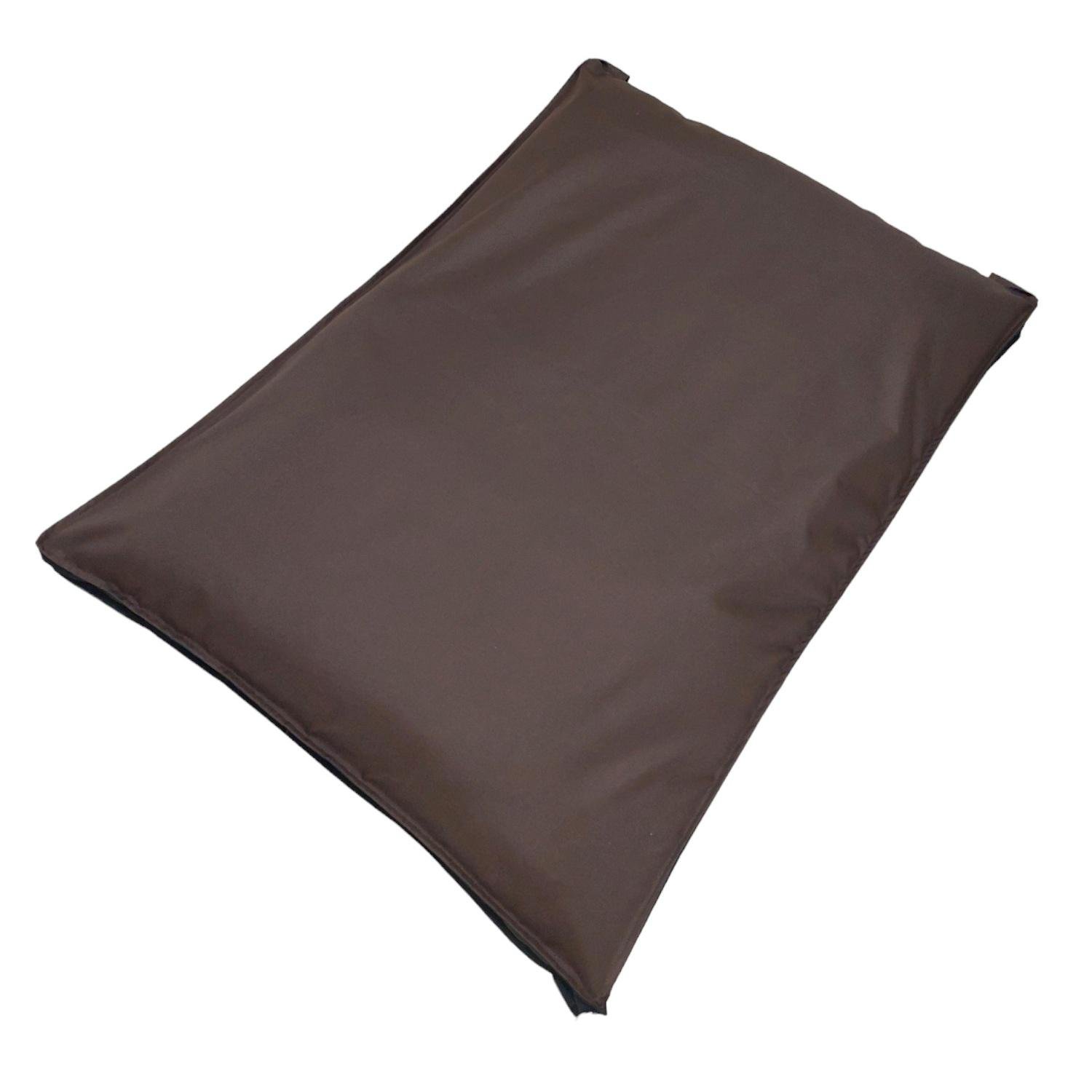Лежак для собак Huge and Tiny Waterproof 100x70x6 см Коричневый с черным - фото 6