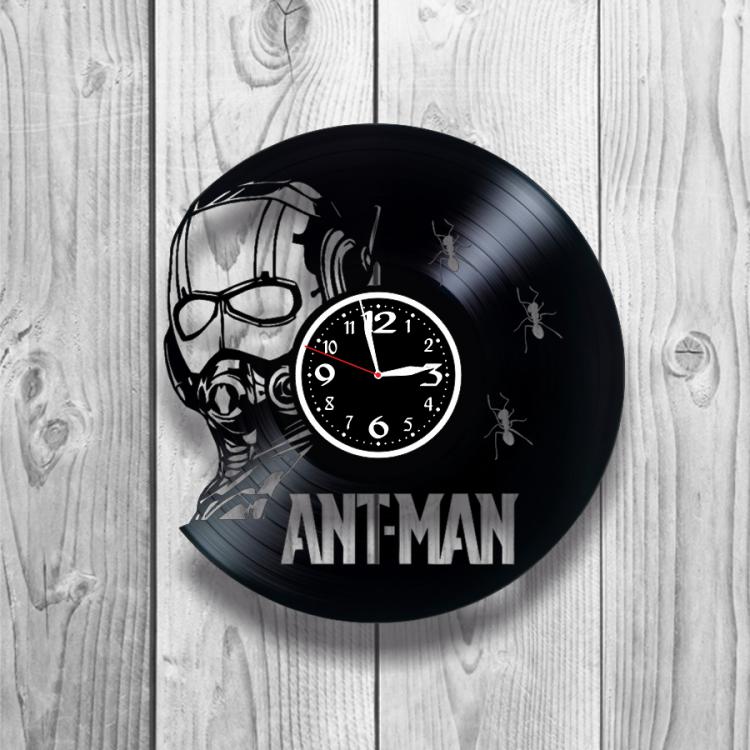 Часы настенные Человек-муравей 0387 из виниловой пластинки