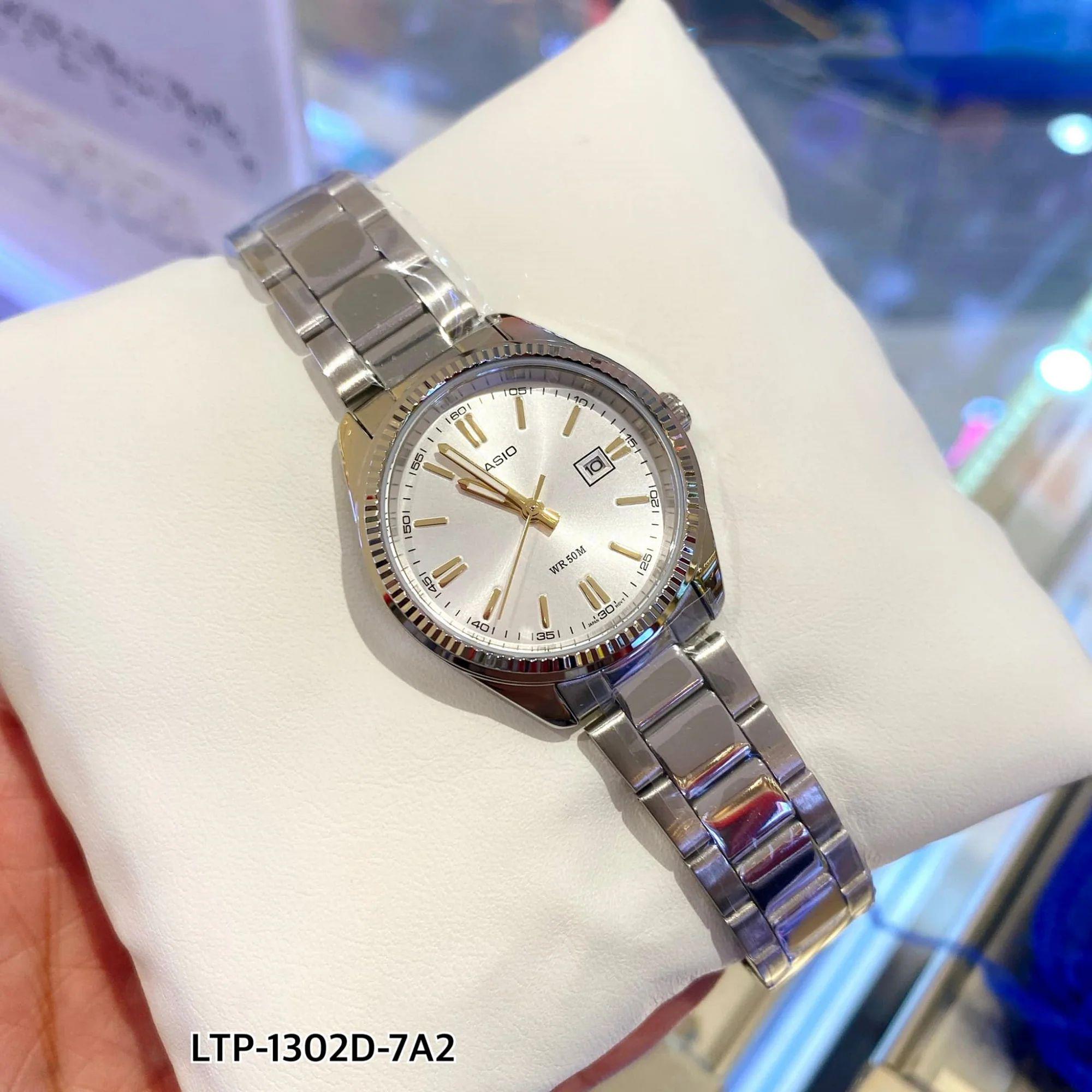 Наручний годинник жіночий Casio Casio LTP-1302D-7A2 d 30 мм Срібний/Білий - фото 4 Наручний годинник жіночий Casio Casio LTP-1302D-7A2 d 30 мм Срібний/Білий - фото 4