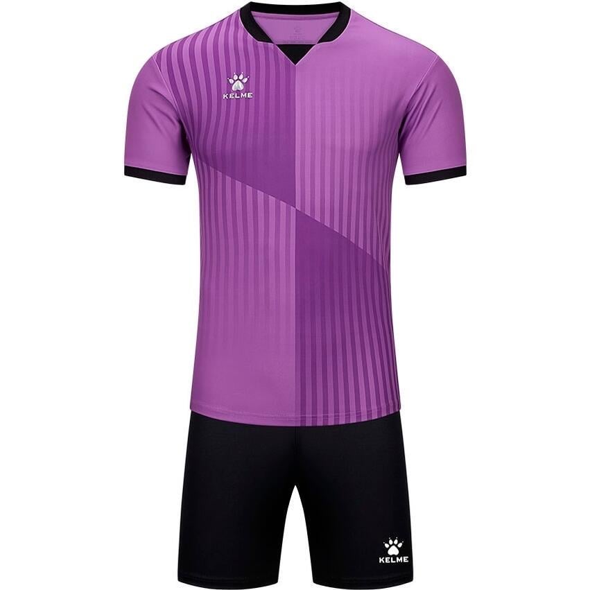 Комплект футбольної форми Kelme BRAGA II 14 років/XS Фіолетово-чорний (8551ZB11083.9500)