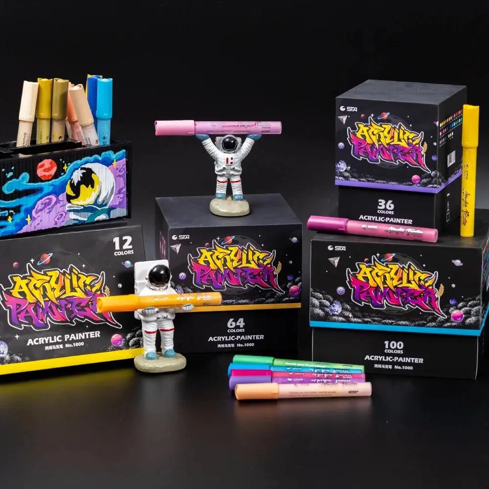 Набір маркерів для малювання акрилових 100 кольорів - фото 6