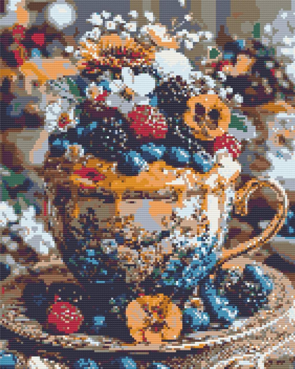 Алмазная мозаика/вышивка Оригами Ягодный натюрморт 40х50 см (3085197860)