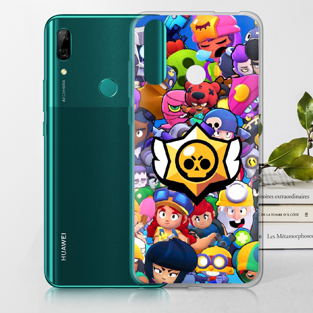 Чохол Boxface Huawei P Smart Z Brawl Stars Прозорий силікон (37381-up2389-37381) - фото 2