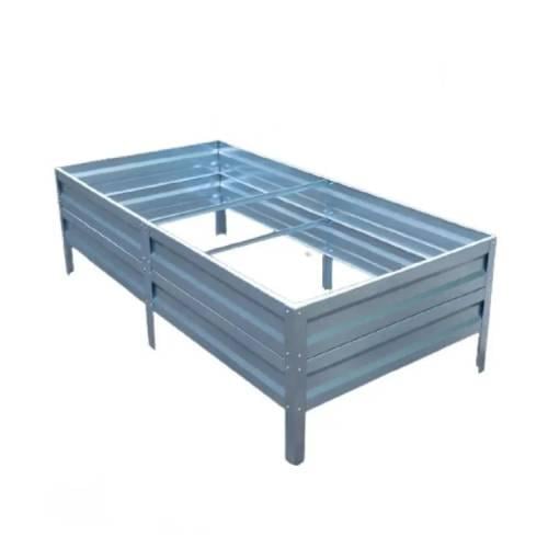 Грядка оцинкованная цинк 0,65 мм 2x1х0,4 м (648997)