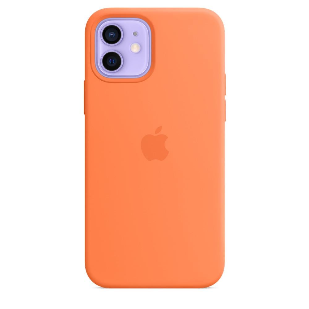 Силіконовий чохол-накладка Apple Silicone Case for iPhone 12 Mini, Kumquat (HC)(A) - фото 4