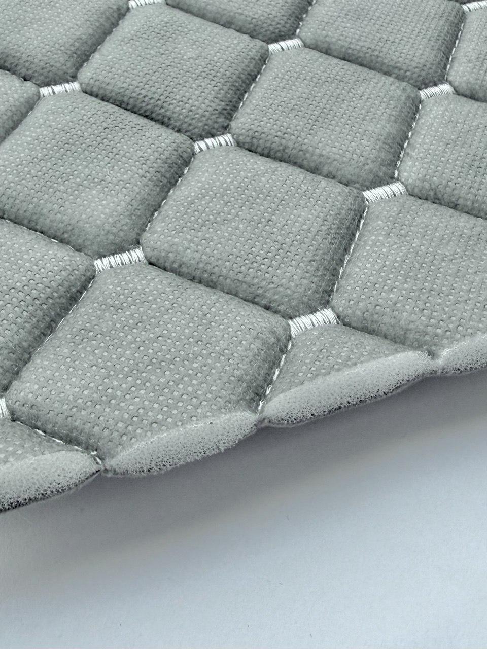 Автоткань велюр на поролоне Kora 1,4 м 1 пог. м Светло-серый (ww-7) - фото 3 Автоткань велюр на поролоне Kora 1,4 м 1 пог. м Светло-серый (ww-7) - фото 3