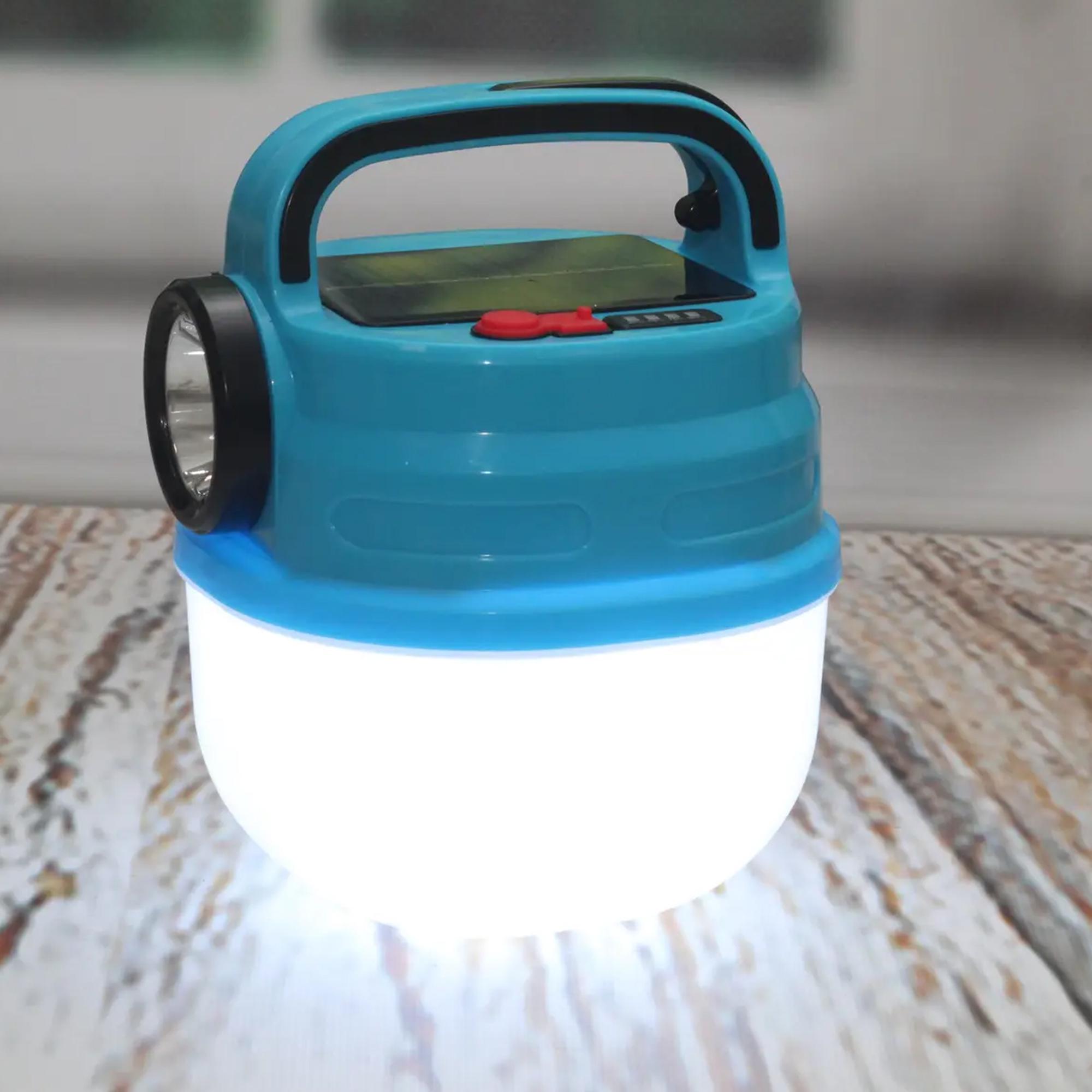 Ліхтар для кемпінгу із сонячною батареєю HB-V80 Solar Camping Light Блакитний - фото 3 Ліхтар для кемпінгу із сонячною батареєю HB-V80 Solar Camping Light Блакитний - фото 3