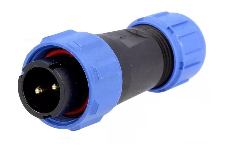 Конектори WEIPU SP1310/P2 2pin тато IP68 50 шт. (60881)
