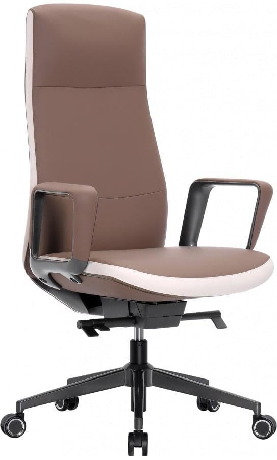 Офисное кресло GT Racer B-3195 Leather Beige/Brown