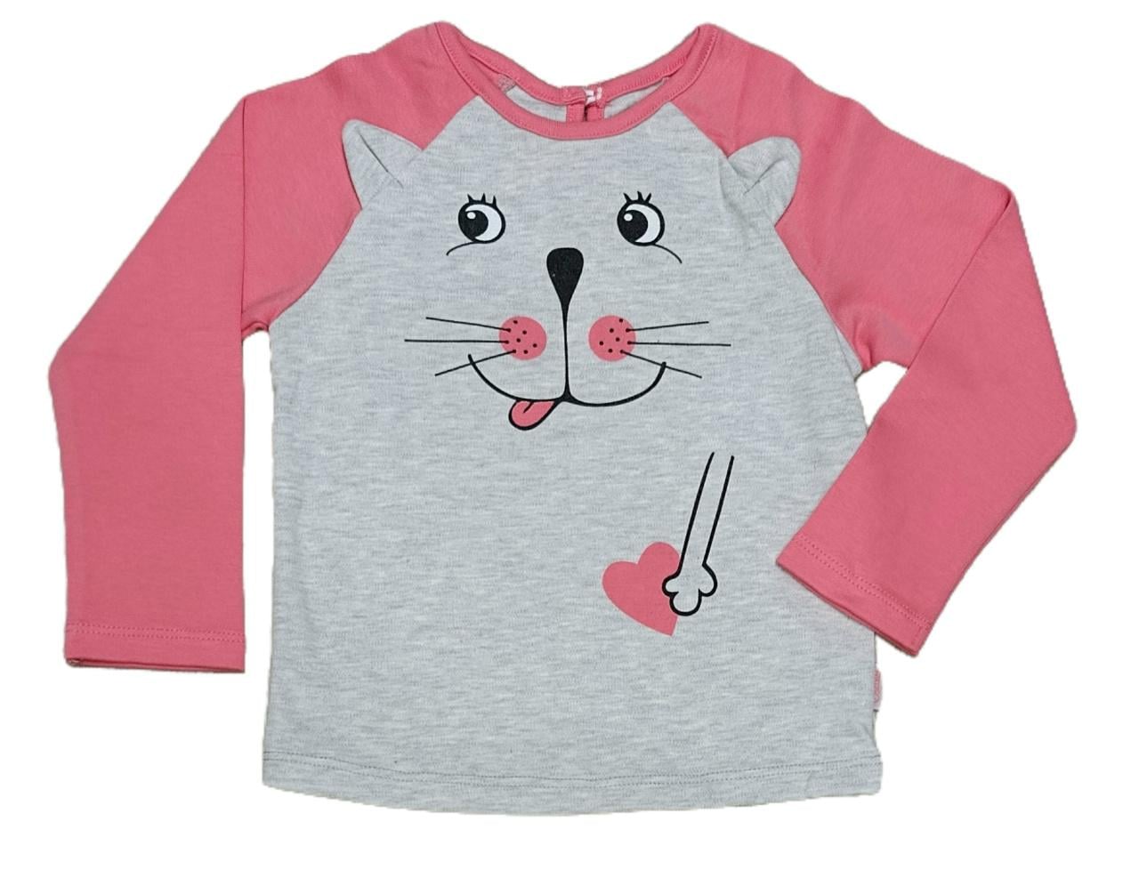 Футболка для девочки Bembi Котя ФБ 575 86 см