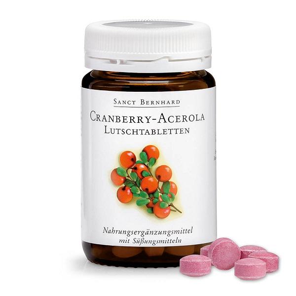 Смесь экстрактов Sanct Bernhard Cranberry 460 mg Acerola 300 mg 90 Lozenges (000020601)