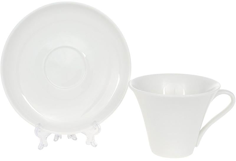Чайно-кофейный набор White City Минимал 4 чашки 260 мл и 4 блюдца (BD-988-278) - фото 2 Чайно-кофейный набор White City Минимал 4 чашки 260 мл и 4 блюдца (BD-988-278) - фото 2
