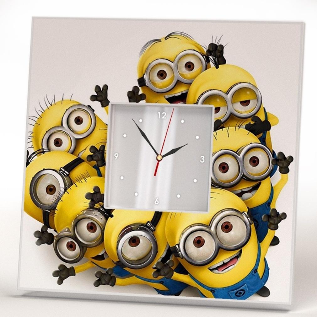 Часы мультфильм "Minions" 260x260 мм (C00786)
