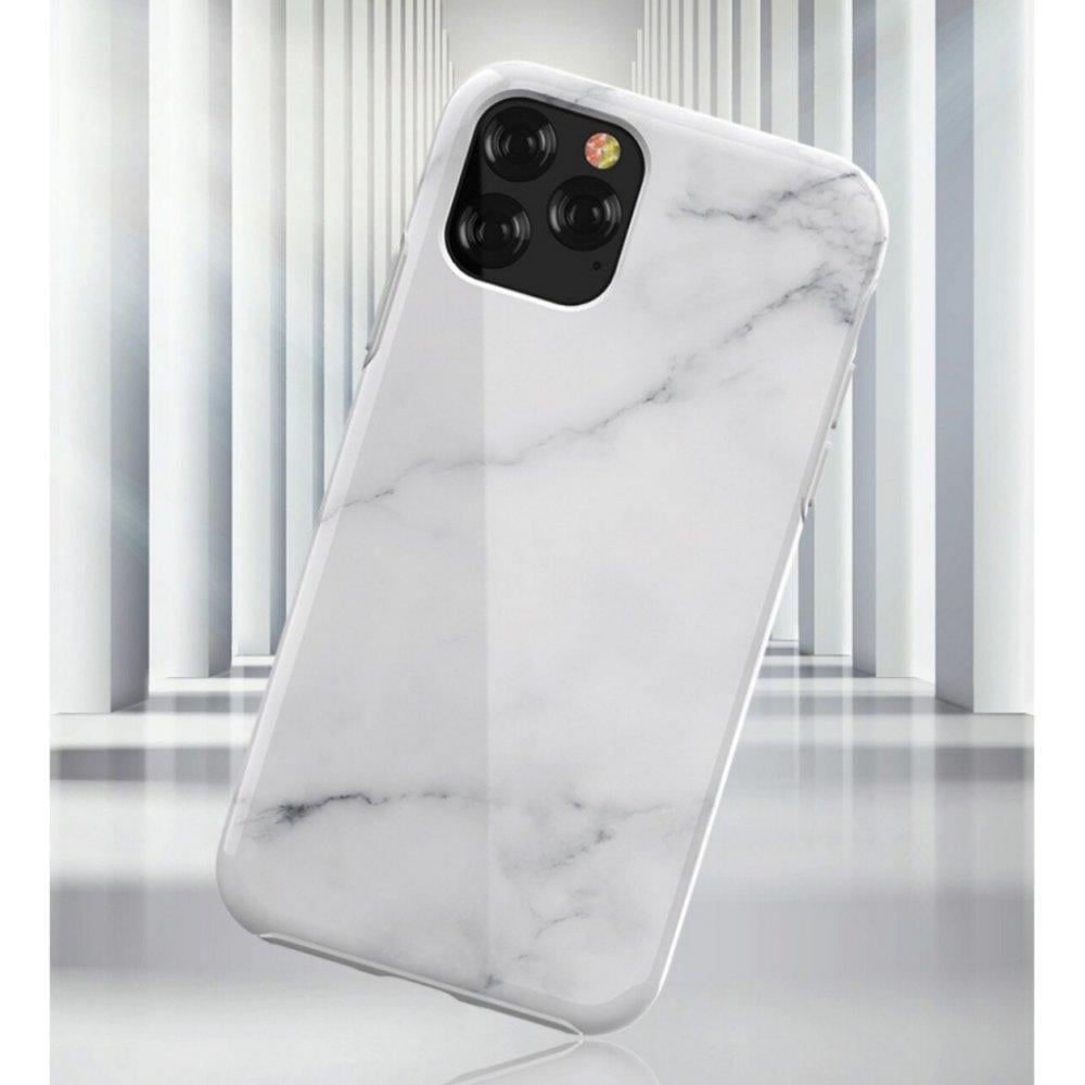 Чехол накладка Devia Marble Series Case for iPhone 11 Pro, White - фото 2