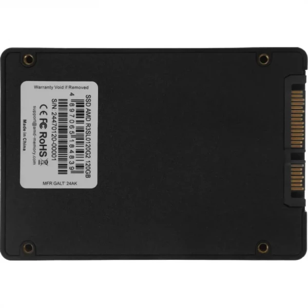 SSD-накопитель AMD R3 120Gb SATA3 2,5" 3D TLC (R3SL0120G2) - фото 3