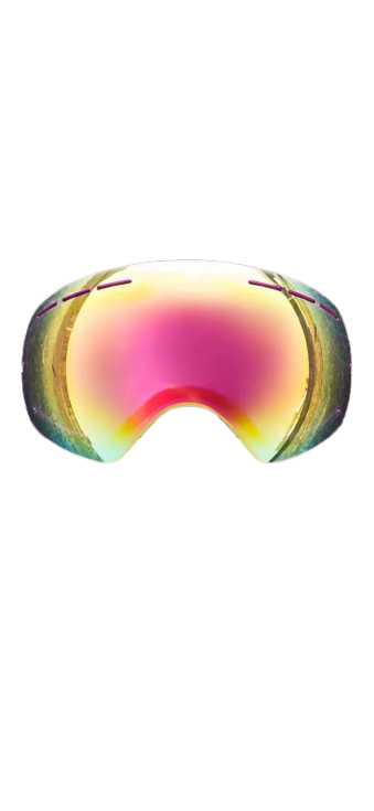 Змінна лінза для гірськолижної маски Copozz GOG-201 з захистом UV400 Mirror Coating для активного відпочинку Anti Fog Pink (60407)