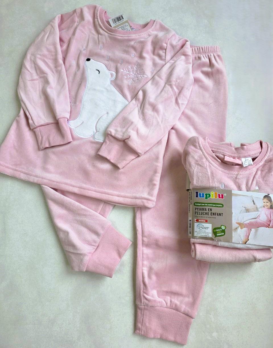 Піжама для дівчинки Lupilu велюрова 110-116 см (038168) - фото 2 Піжама для дівчинки Lupilu велюрова 110-116 см (038168) - фото 2