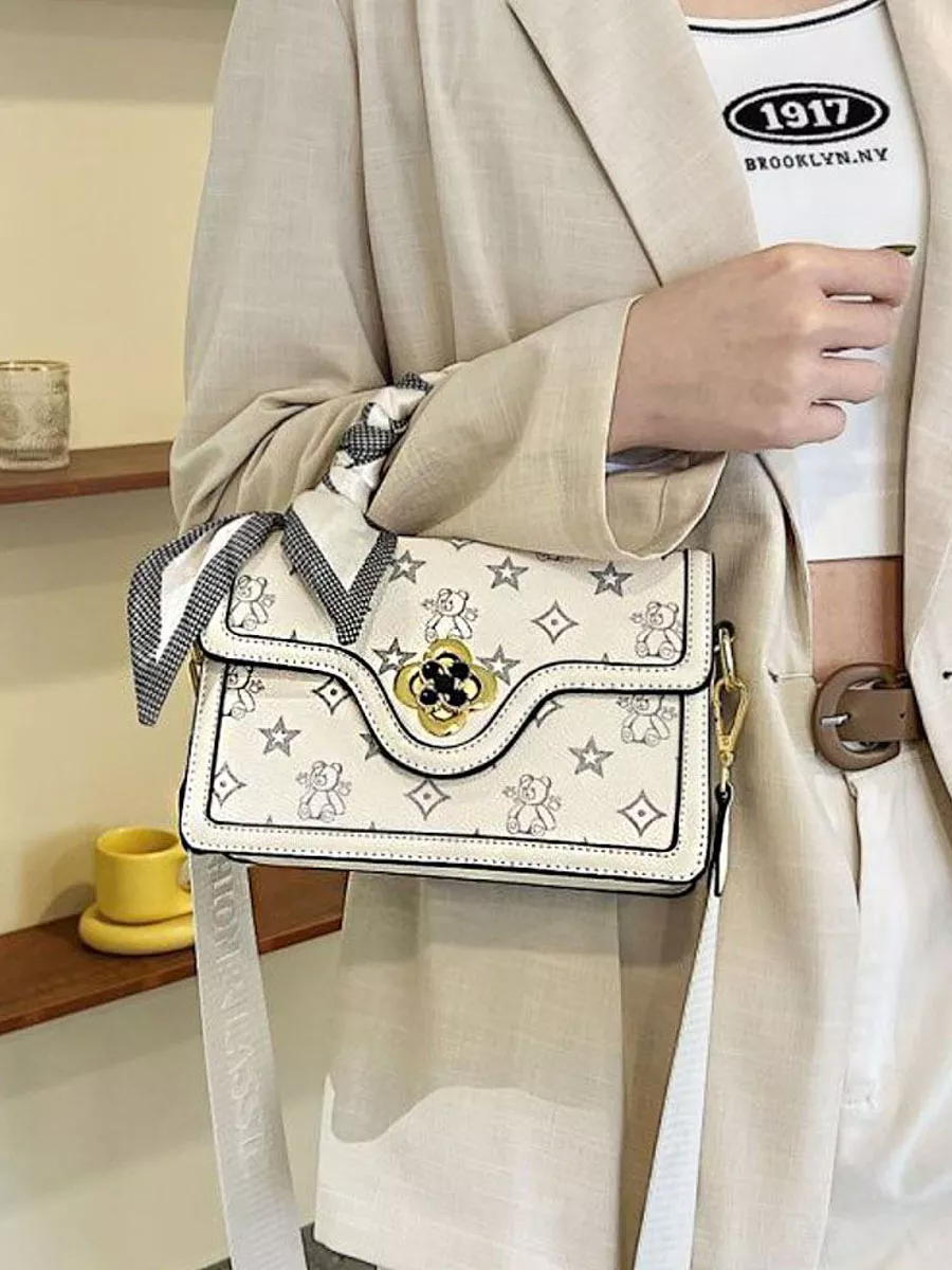 Сумка-клатч женская Beibaobao через плечо Белый (878763) - фото 3 Сумка-клатч женская Beibaobao через плечо Белый (878763) - фото 3