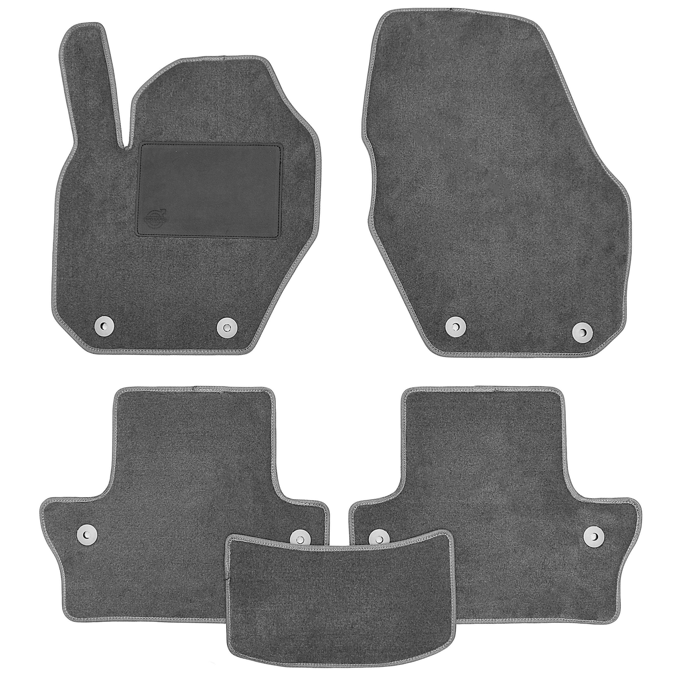 Коврики в салон для Volvo S60 / V60 '10- текстильные Серый (169288)