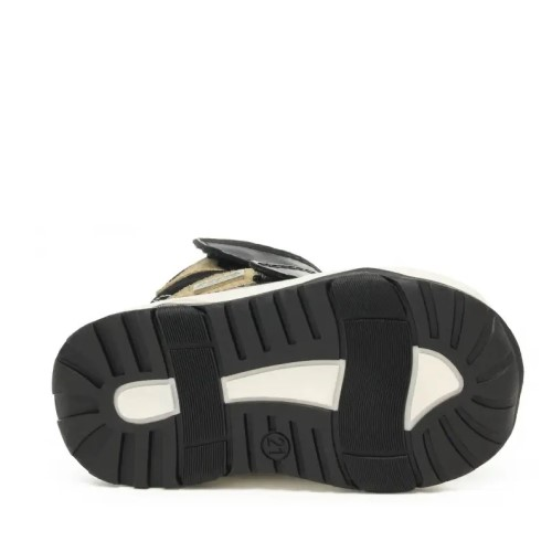 Ботинки детские BRTKtex WATERPROOF 1382-BA0L р. 23 Черно-золотой (23620-18395) - фото 7