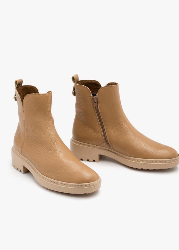 Ботинки женские демисезонные RYLKO на молнии р. 38 Бежевый (I2VY2_Y_ _3SC)