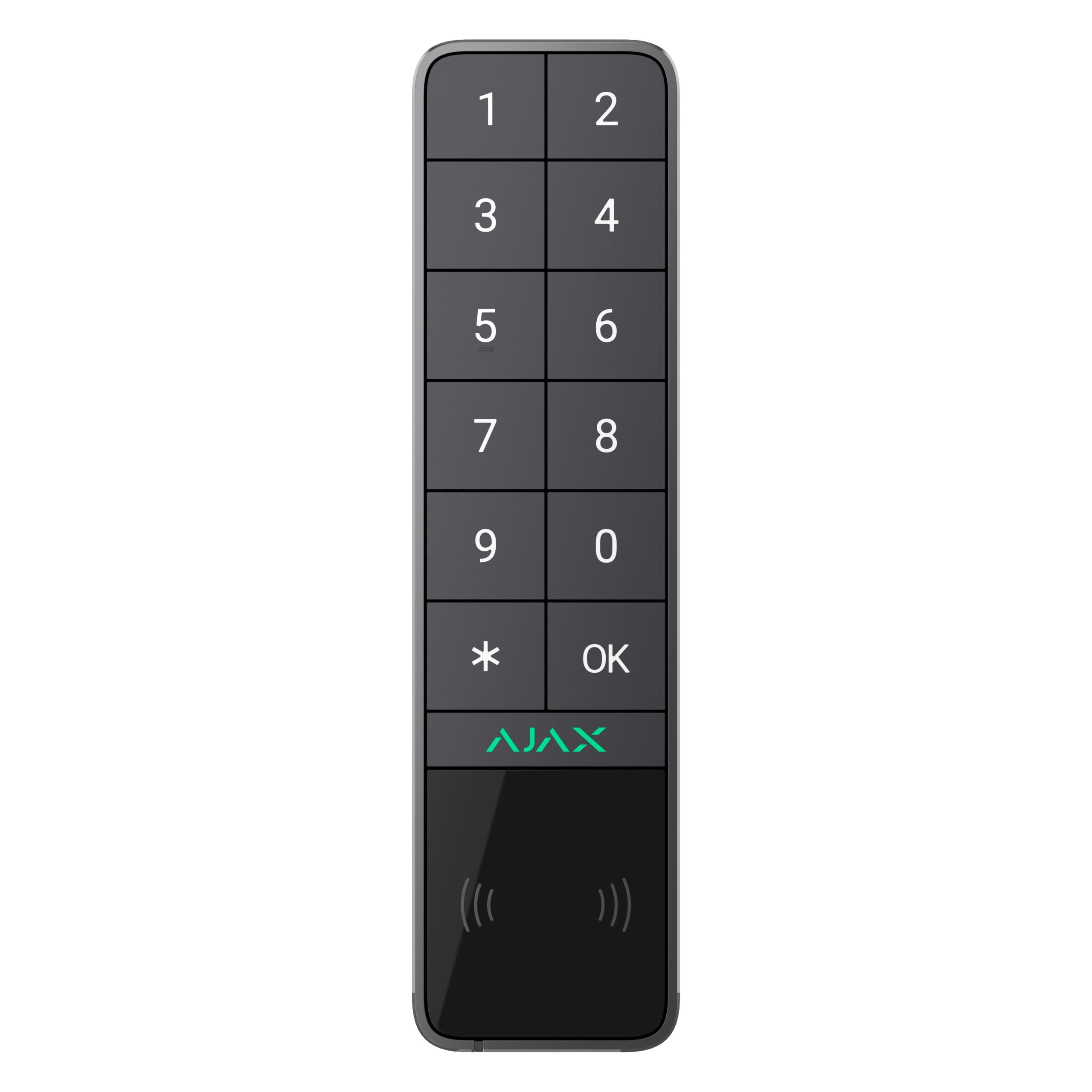 Клавиатура беспроводная Ajax KeyPad Outdoor Jeweller Graphite (17345)