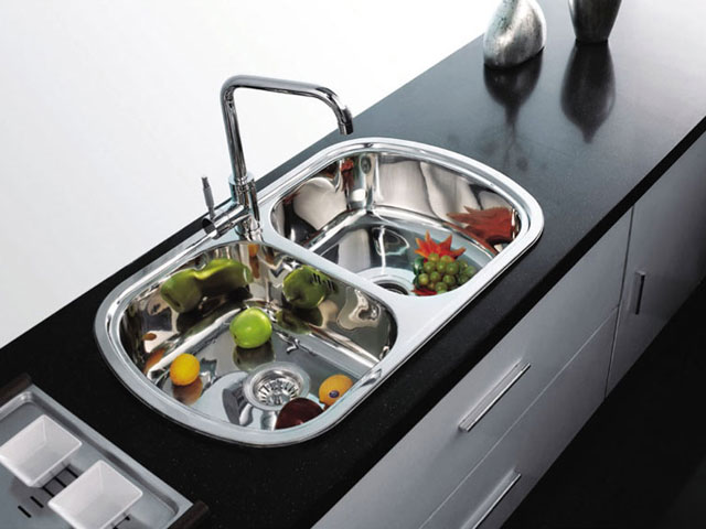 Мойка кухонная Aqua-World CATANIA 800х490 мм нержавейка матовая 0,8 мм врезная двойная