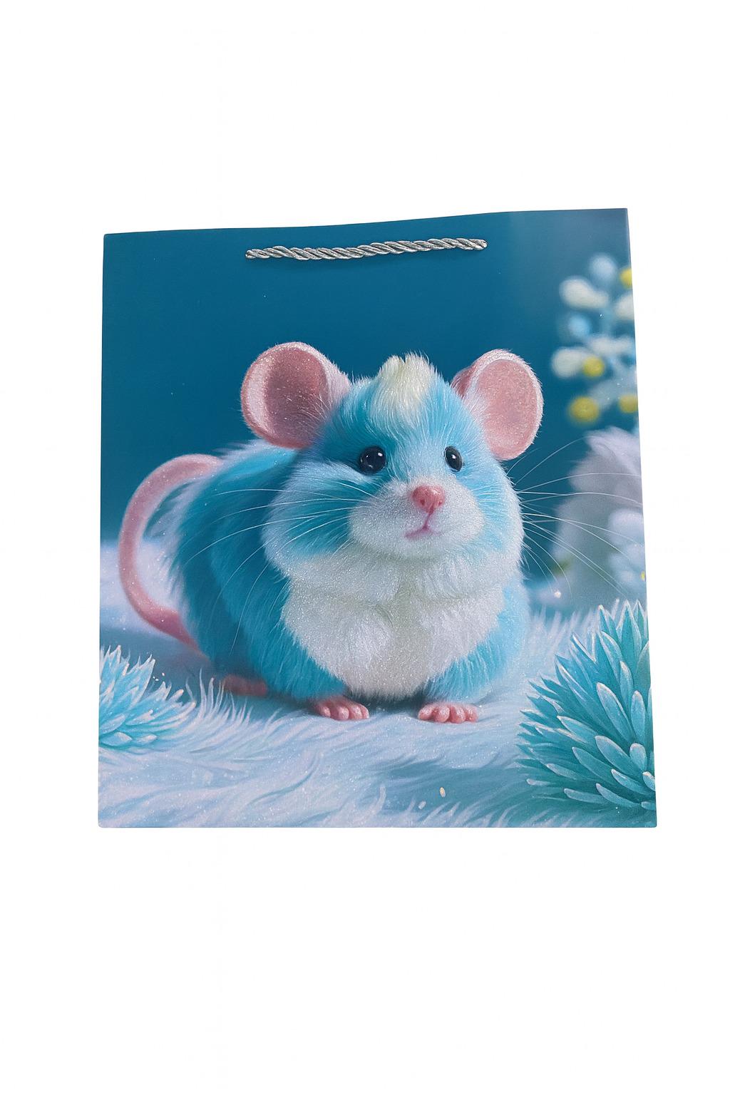 Пакет подарочный бумажный Hamster 3D M 26х32х10 см (R34518-M) Пакет подарочный бумажный Hamster 3D M 26х32х10 см (R34518-M)