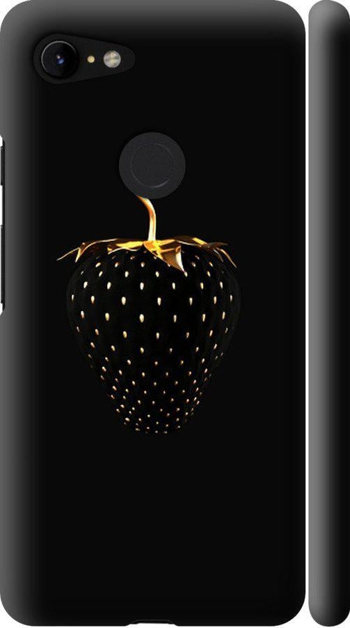 Чехол на Google Pixel 3 XL Черная клубника (3585m-1523-42517)