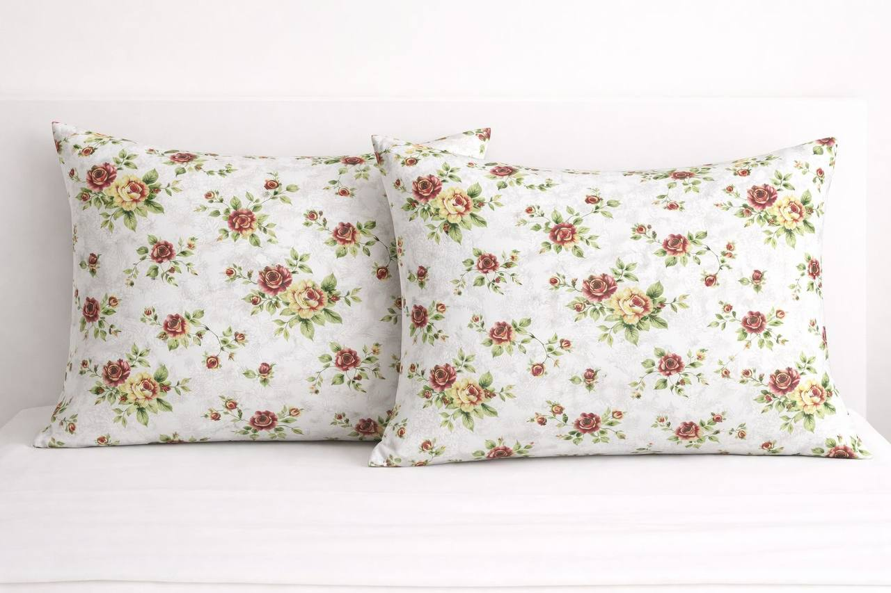 Наволочки Цветы родного края из бязи 50х70 см 2 шт. (G-209001/-50х)