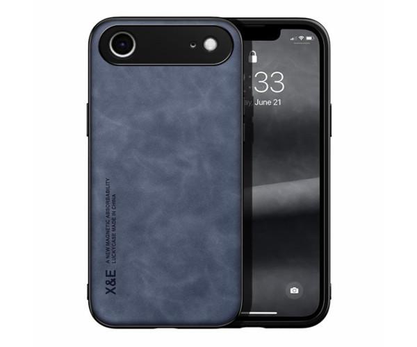Чохол X&E для iPhone 17 Air​ з металевою вставкою та захистом на камеру Синій