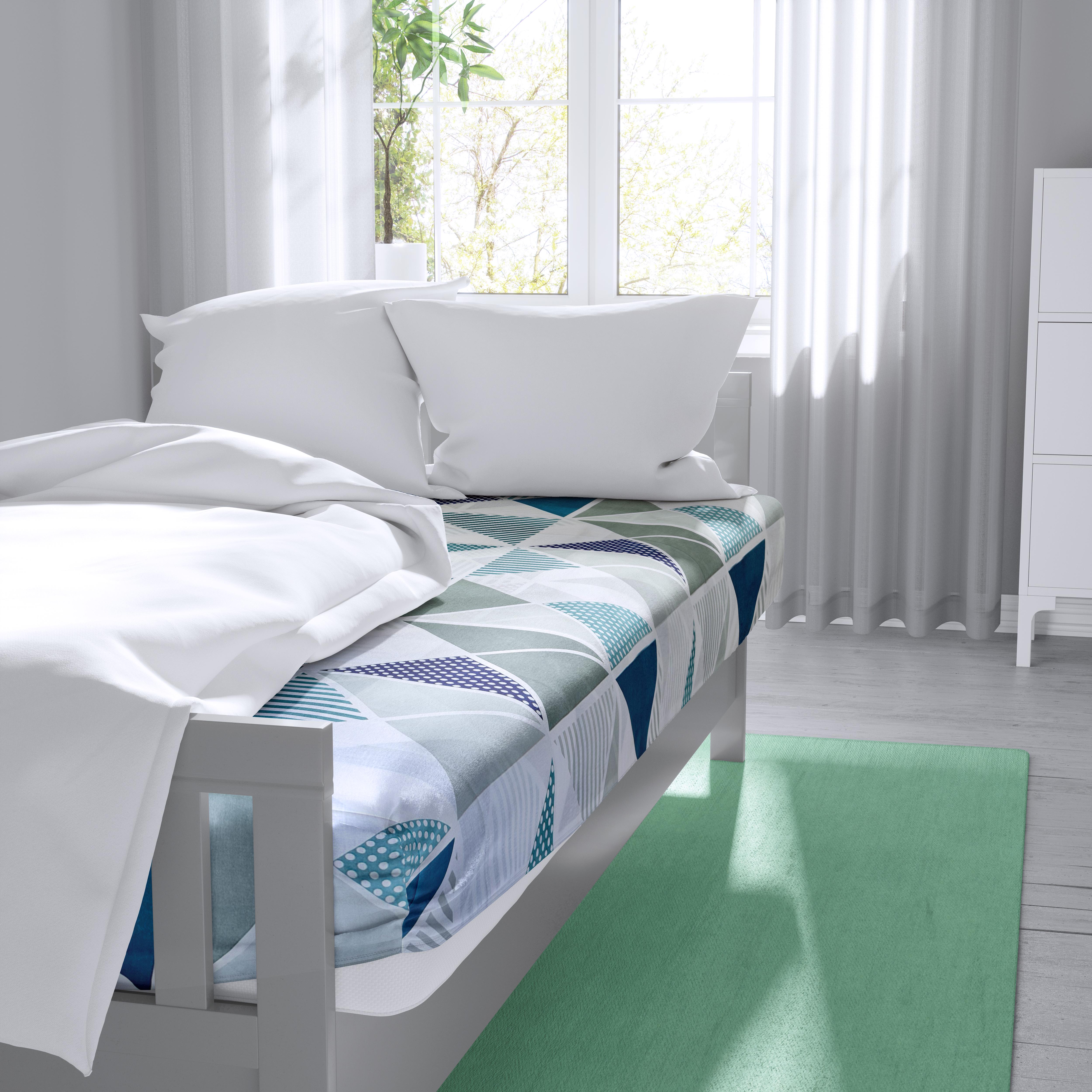 Простынь Strange triangles на резинке бязь 90х200 см (GLux-0201ST/x90)