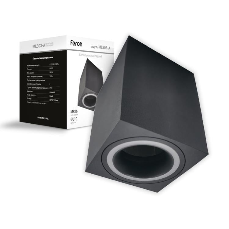 Світильник Feron ML303-A Чорний Світильник Feron ML303-A Чорний