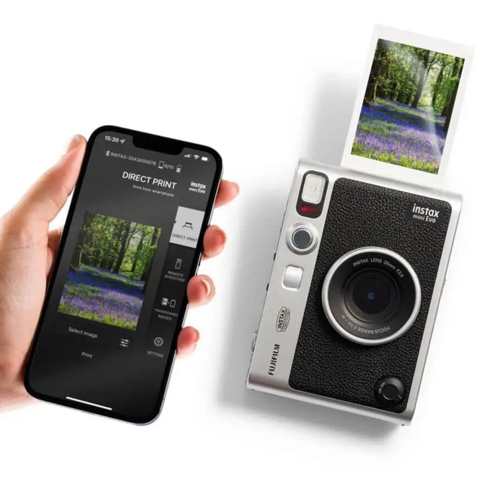 Подарочный набор Fujifilm Instax Mini EVO фотобумага 20 шт./чехол/фотоальбом 108 фото Черный - фото 4