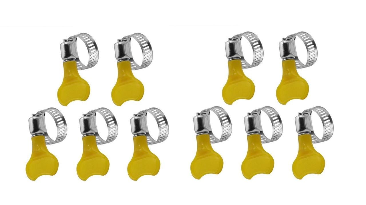 Хомути регульовані гвинтові черв'ячні для шлангів 13-19 мм 10 шт. (Е051538-10)