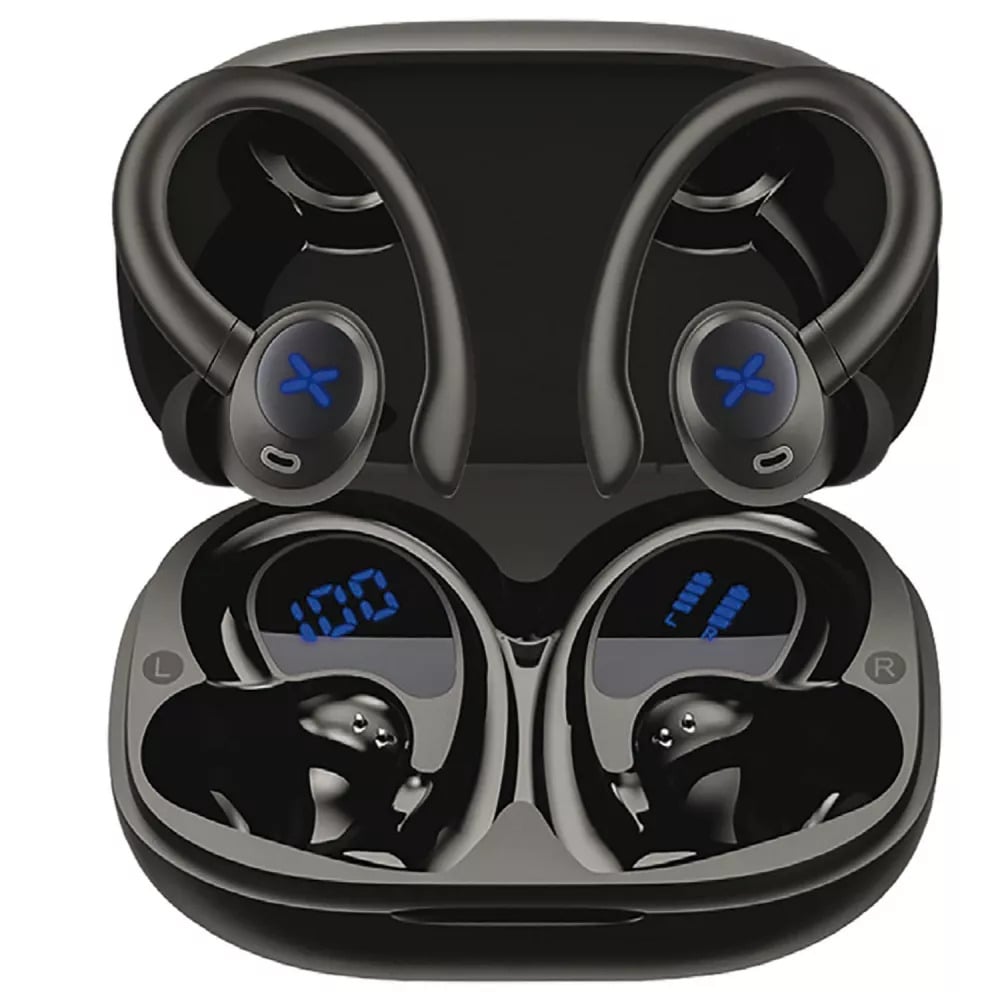 Наушники беспроводные Proove X-Go TWS APP Bluetooth 5.4 с кейсом 400 mAh Black (TWXG0001AP01)