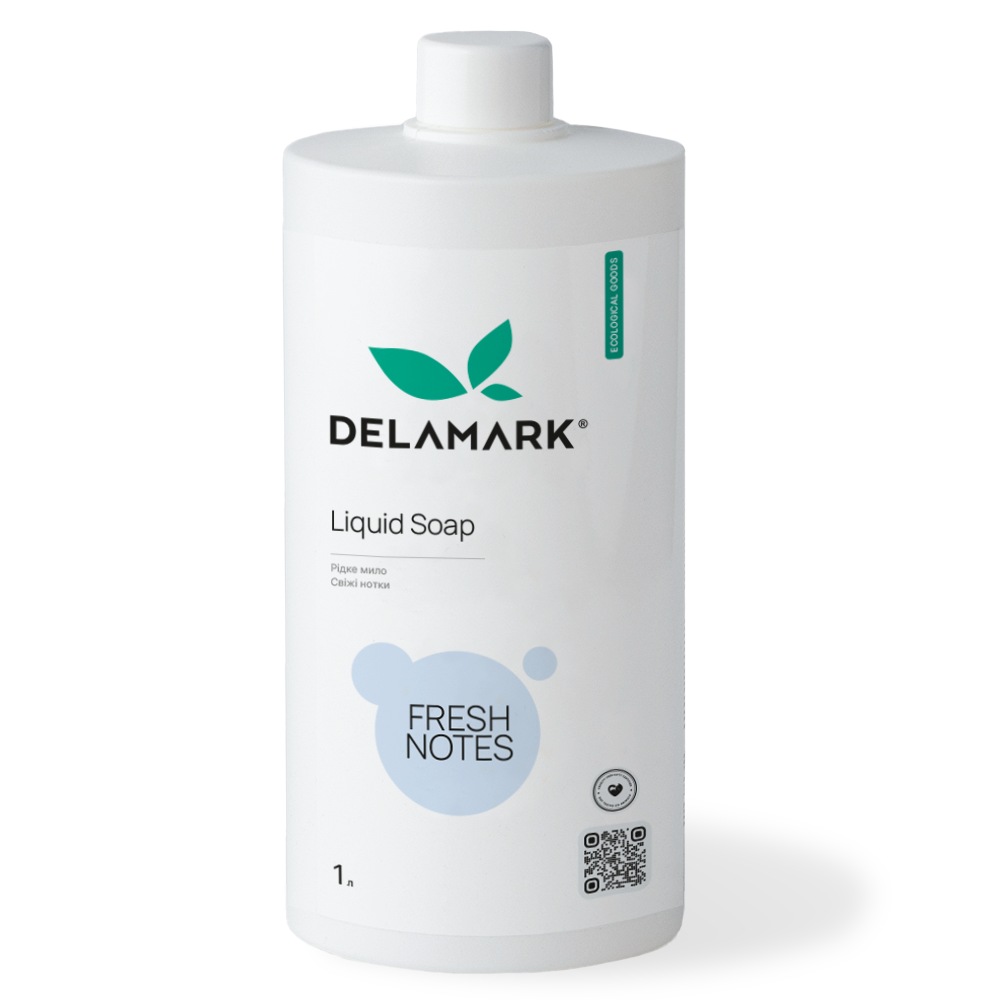 Жидкое мыло Delamark Свежие нотки 1 л (4820152331939)