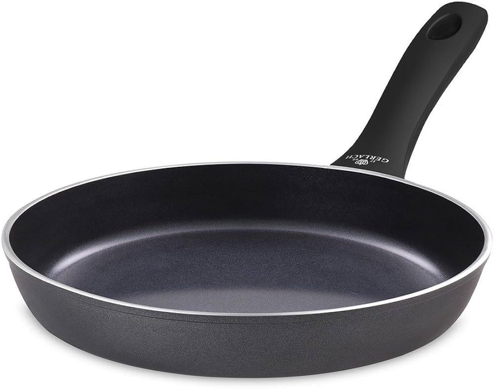 Сковорода традиционная Gerlach Contrast Procoat для любых плит с антипригарным покрытием Ilag Xera Dur алюминий 20 см Черный (2015284754)