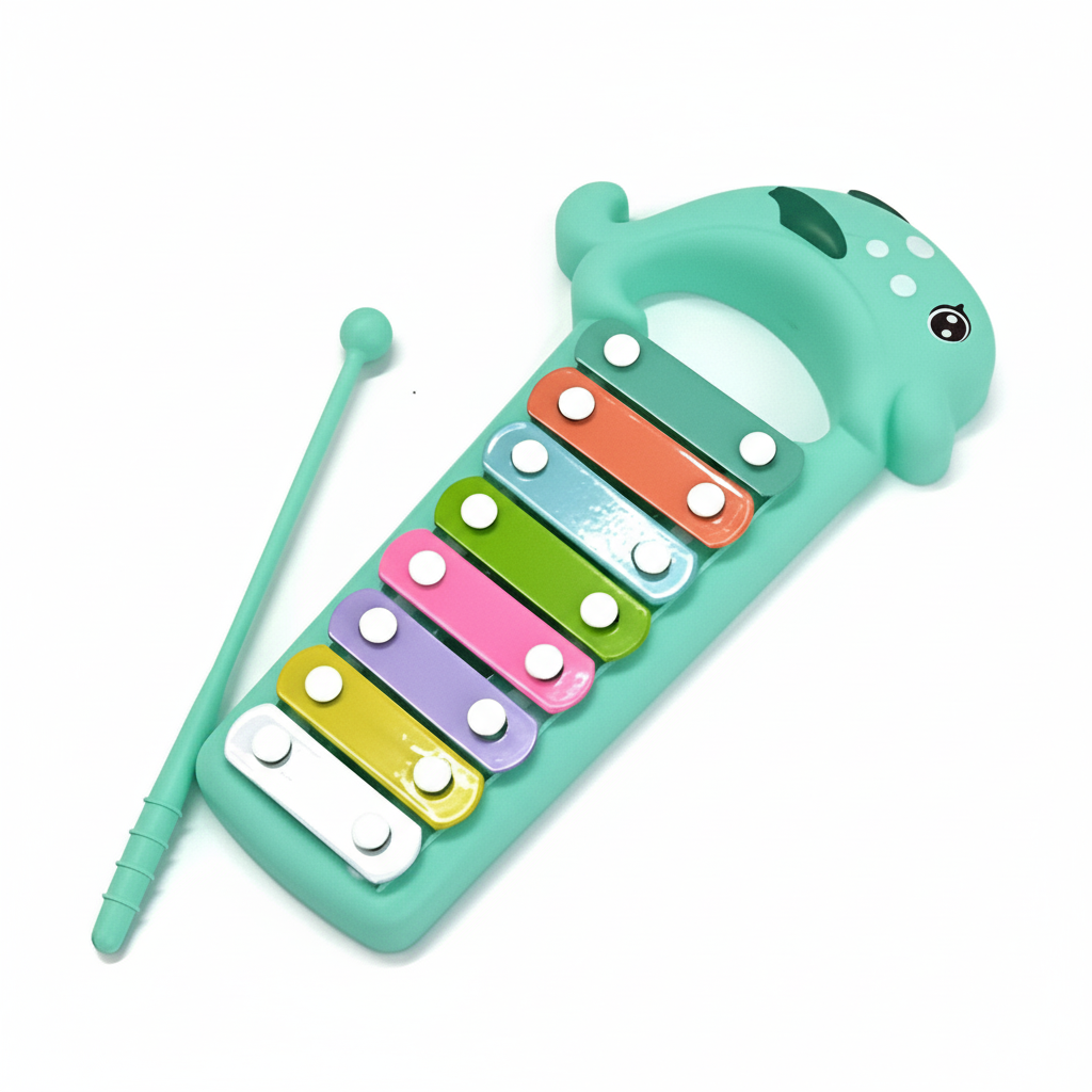 Ксилофон іграшковий 127-2 на листі 8 нот з паличками (29888777) Ксилофон іграшковий 127-2 на листі 8 нот з паличками (29888777)