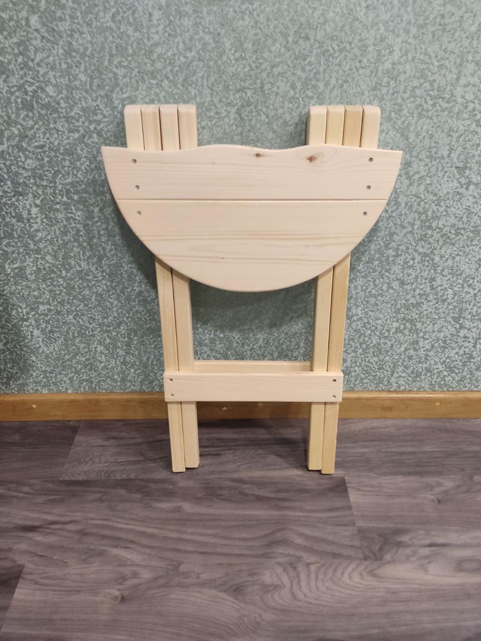 Столик деревянный круглый СОСНА без окрашивания 50 см (28429648) - фото 5 Столик деревянный круглый СОСНА без окрашивания 50 см (28429648) - фото 5