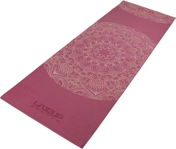 Коврик для йоги LiveUp PVC PRINTED YOGA MAT Красный (LS3231C-06r) - фото 2 Коврик для йоги LiveUp PVC PRINTED YOGA MAT Красный (LS3231C-06r) - фото 2