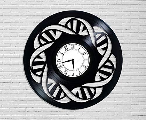 Часы настенные ДНК ген 2337 из виниловой пластинки