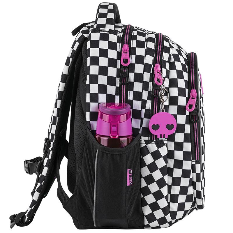 Школьный рюкзак KITE Education teens HK25-8001M Kuromi с ортопедической спинкой (995345) - фото 4 Школьный рюкзак KITE Education teens HK25-8001M Kuromi с ортопедической спинкой (995345) - фото 4