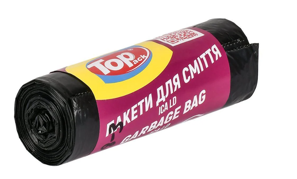 Пакеты для мусора сверхпрочные ТОР РАСК 60 л 10 шт. 60х80 см (TP4-208-3)