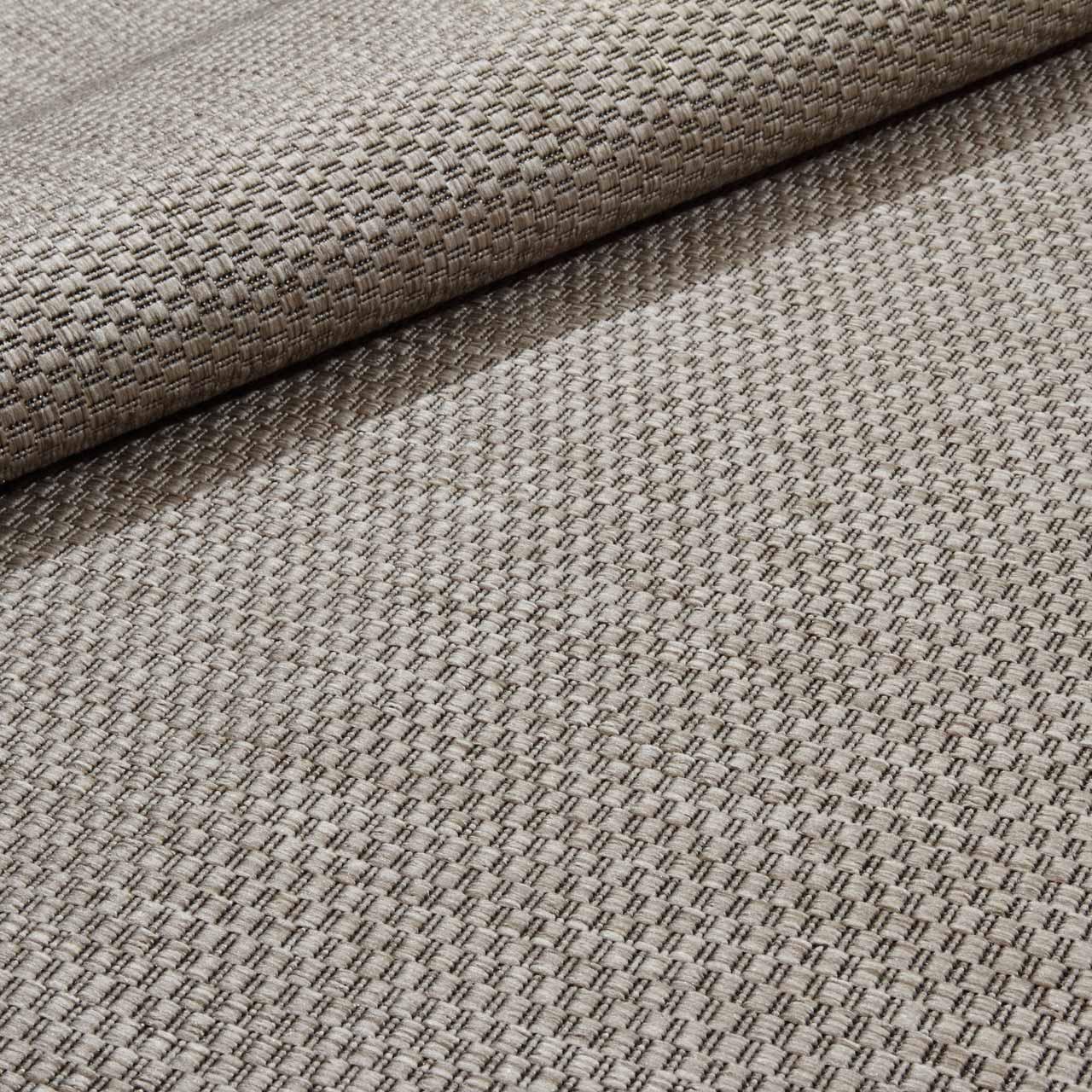 Ковер безворсовый DAKARIA Plutus Run 10014-0101 2x2 м Серый (00-00021989) - фото 10