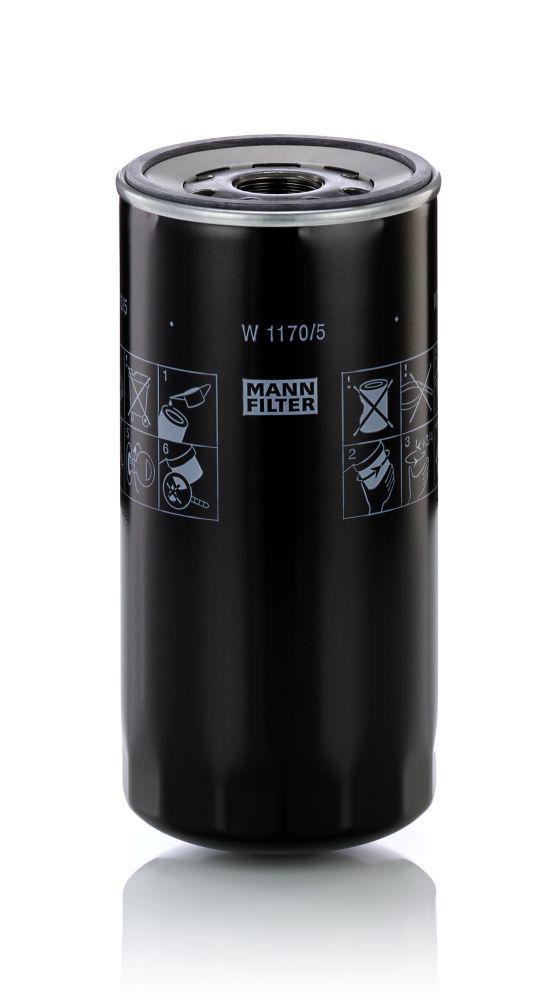 Фільтр оливи MANN W1170/5