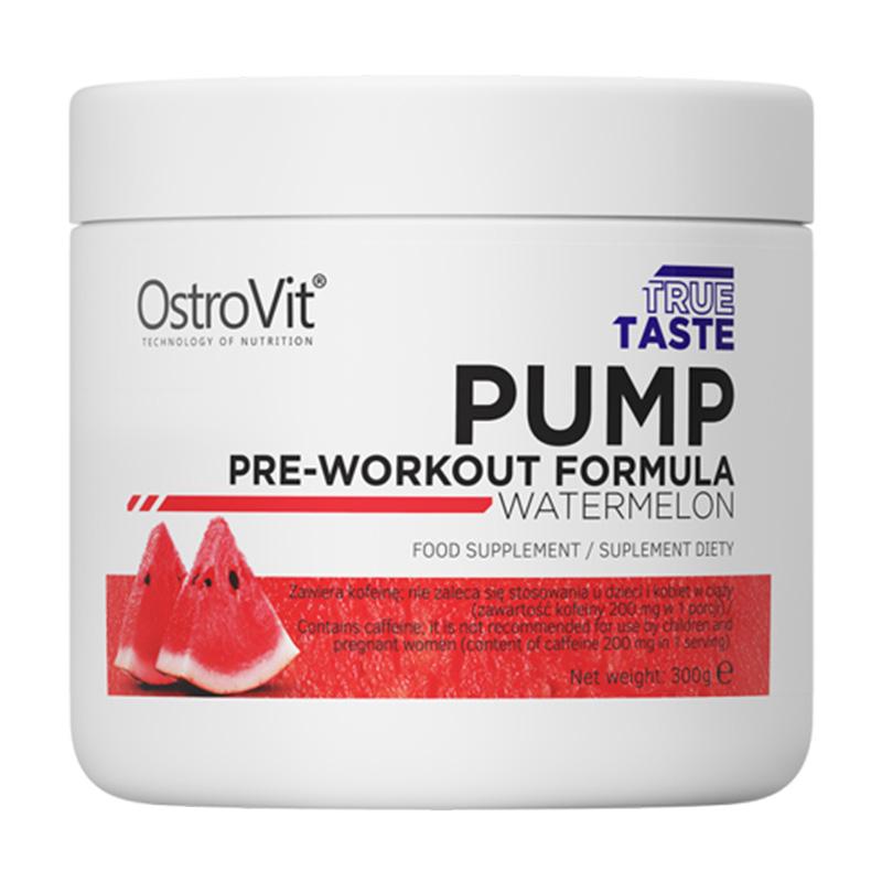 Передтренувальний комплекс OstroVit Pump Pre-Workout Watermelon 300 г (00000024217)